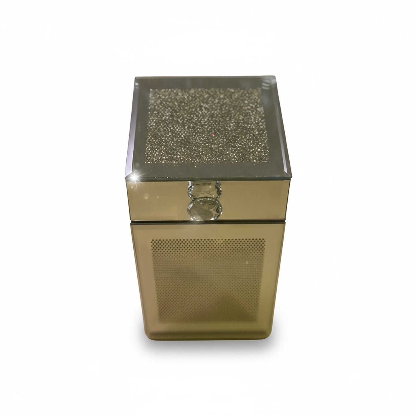 24K Gold Dipped Natural Rose 7" – Luxe Vertical Glass Box