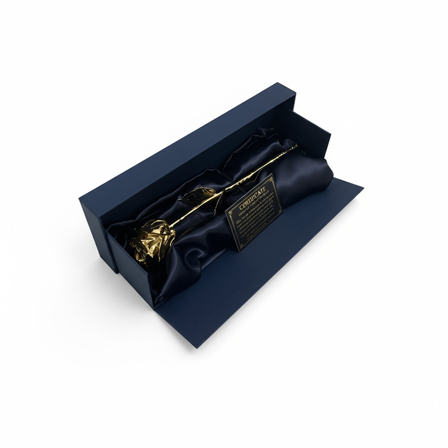 24K Gold Dipped Natural Rose 11.5" – Atelier Presentation Box