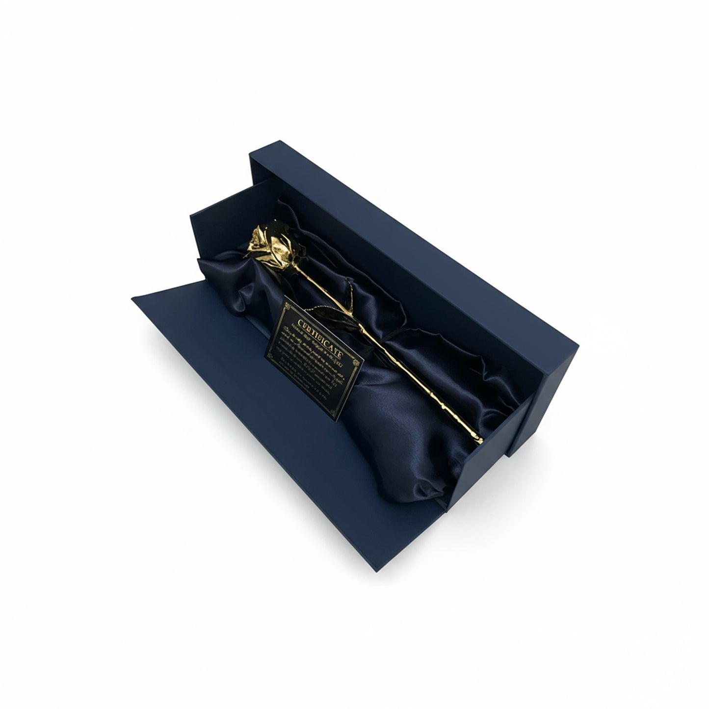 24K Gold Dipped Natural Rose 11.5" – Atelier Presentation Box